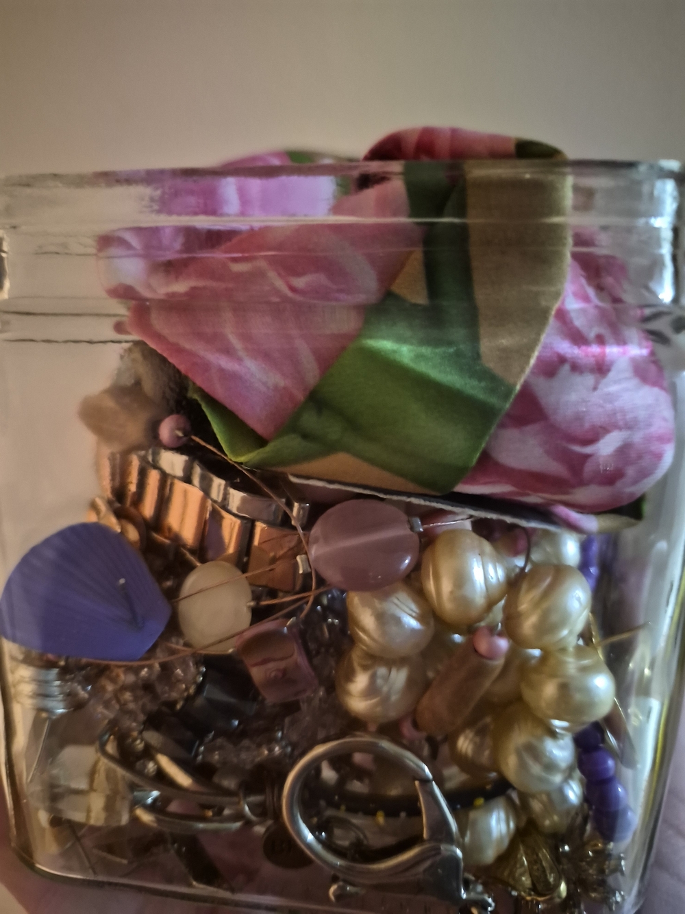 Mixed Costume Jewelry Bundle - Pink, Purple, Green, Gold